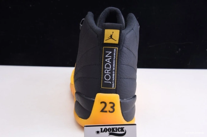 Gold 12 Jordan Retro Black University Air 130690-070 0709